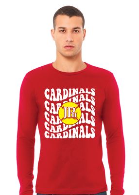 JP2 Softball - Wavy - Bella+Canvas Long Sleeve