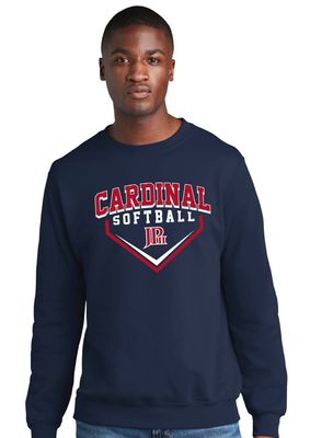 JP2 Softball - Arched Plate - Crew Sweatshirt