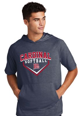 JP2 Softball - Arched Plate - Short Sleeve Hoodie