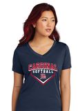 JP2 Softball - Arched Plate - Dri-Fit V-Neck Tee