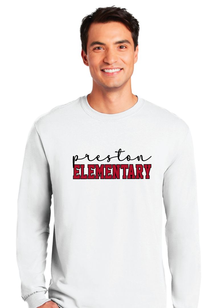 Preston Pride - Script Block - Long Sleeve