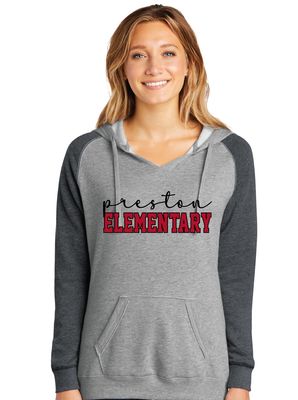 Preston Pride - Script Block - Lightweight Raglan Hoodie