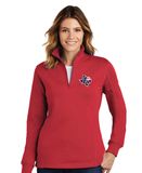 Allen Girls Soccer - Ladies 1/4-Zip Sweatshirt