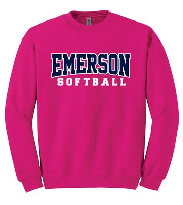 Emerson Softball - Bridge - Crew Sweatshirt