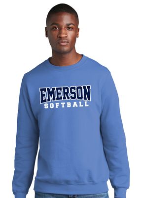 Emerson Softball - Bridge - Crew Sweatshirt