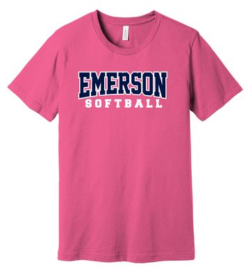 Emerson Softball - Bridge - Bella+Canvas Short Sleeve