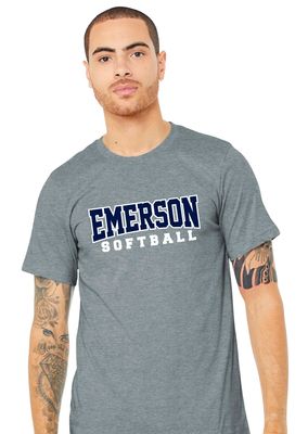 Emerson Softball - Bridge - Bella+Canvas Short Sleeve