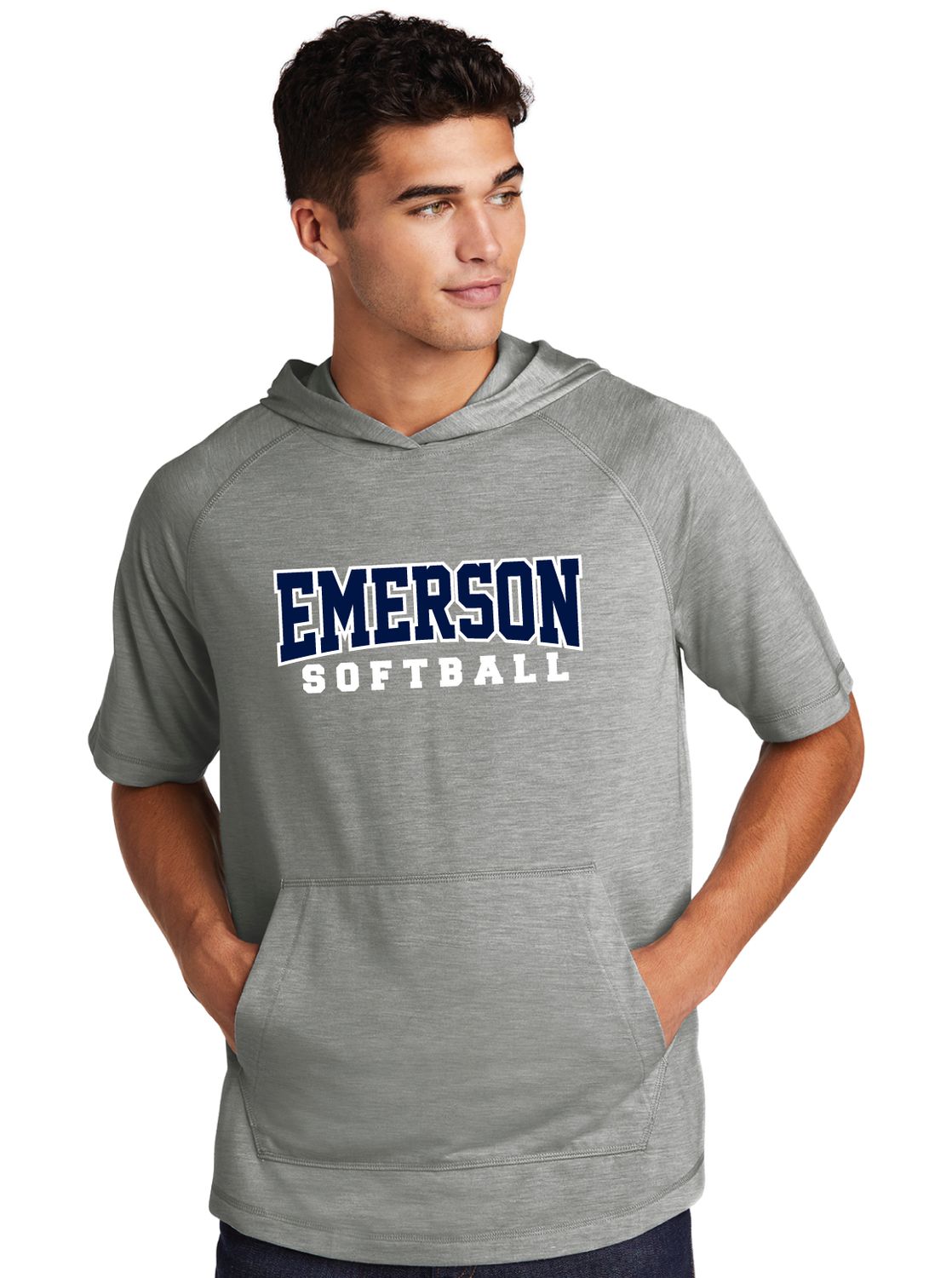 Emerson Softball - Bridge - Short Sleeve Hoodie