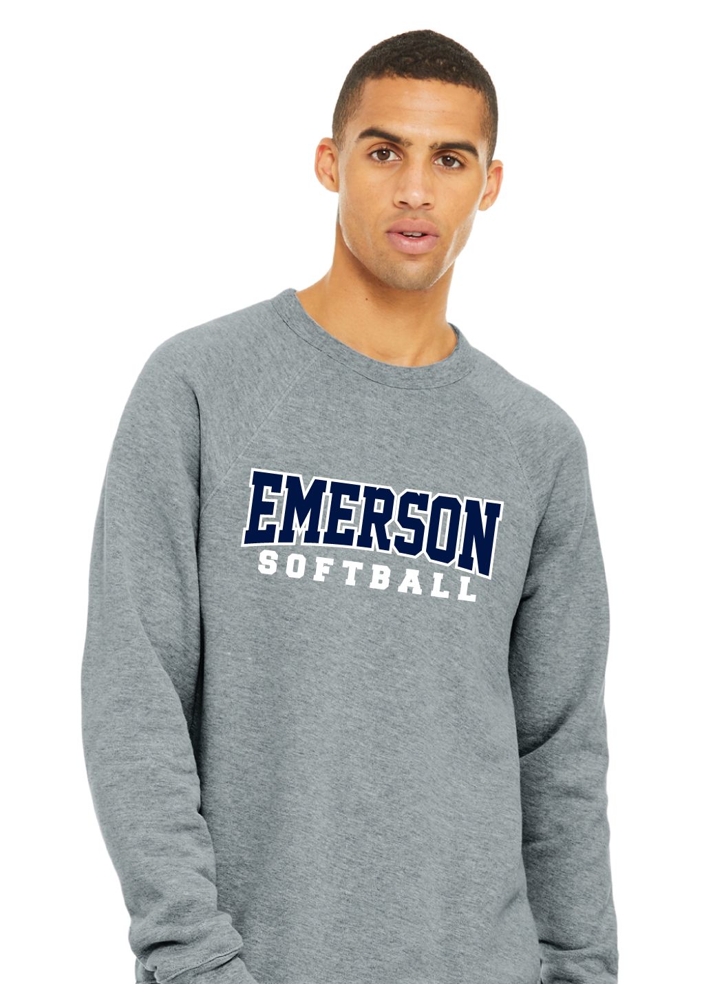 Emerson Softball - Bridge - Bella+Canvas Crew Sweatshirt