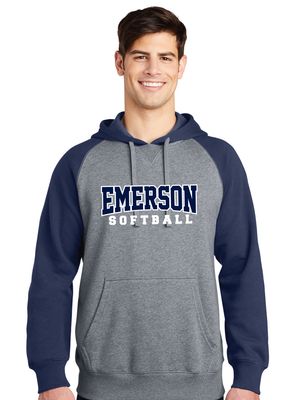 Emerson Softball - Bridge - Raglan Hoodie