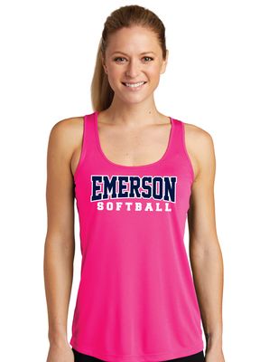 Emerson Softball - Bridge - Dri-Fit Racerback Tank