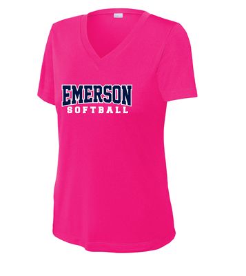 Emerson Softball - Bridge - Dri-Fit V-Neck Tee