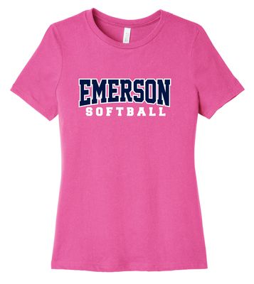 Emerson Softball - Bridge -Bella+Canvas Ladies