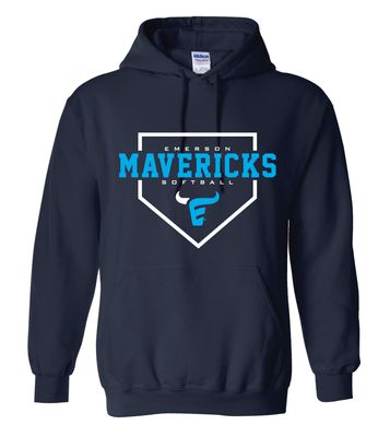 Emerson Softball - Home Plate - Hoodie