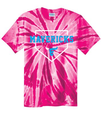 Emerson Softball - Home Plate - Tie Dye Short Sleeve