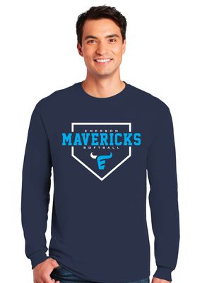 Emerson Softball - Home Plate - Long Sleeve