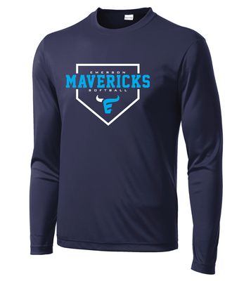 Emerson Softball - Home Plate - Dri-Fit Long Sleeve