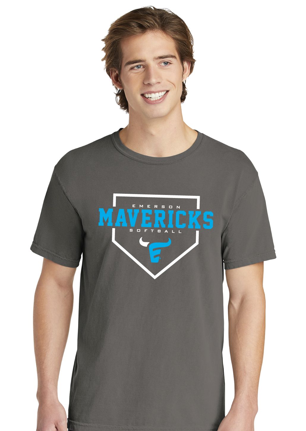 Emerson Softball - Home Plate - Comfort Colors Short Sleeve