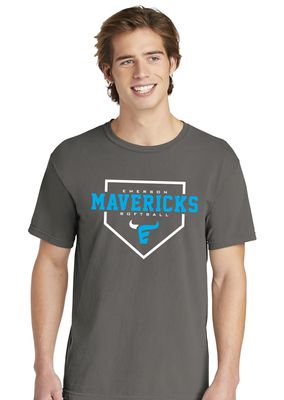 Emerson Softball - Home Plate - Comfort Colors Short Sleeve
