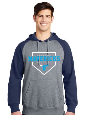 Emerson Softball - Home Plate - Raglan Hoodie