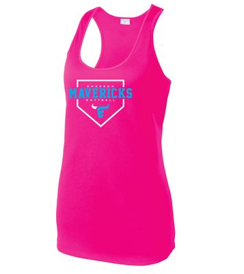 Emerson Softball - Home Plate - Dri-Fit Racerback Tank