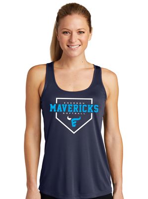Emerson Softball - Home Plate - Dri-Fit Racerback Tank