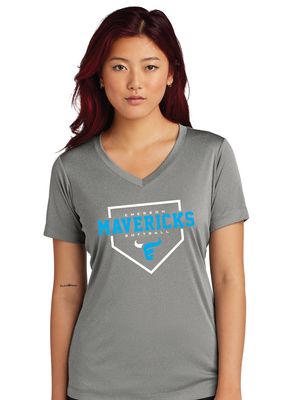 Emerson Softball - Home Plate - Dri-Fit V-Neck Tee
