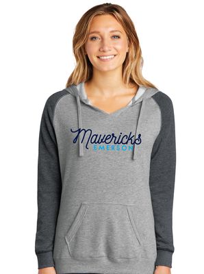 Emerson Softball - Script - Lightweight Raglan Hoodie