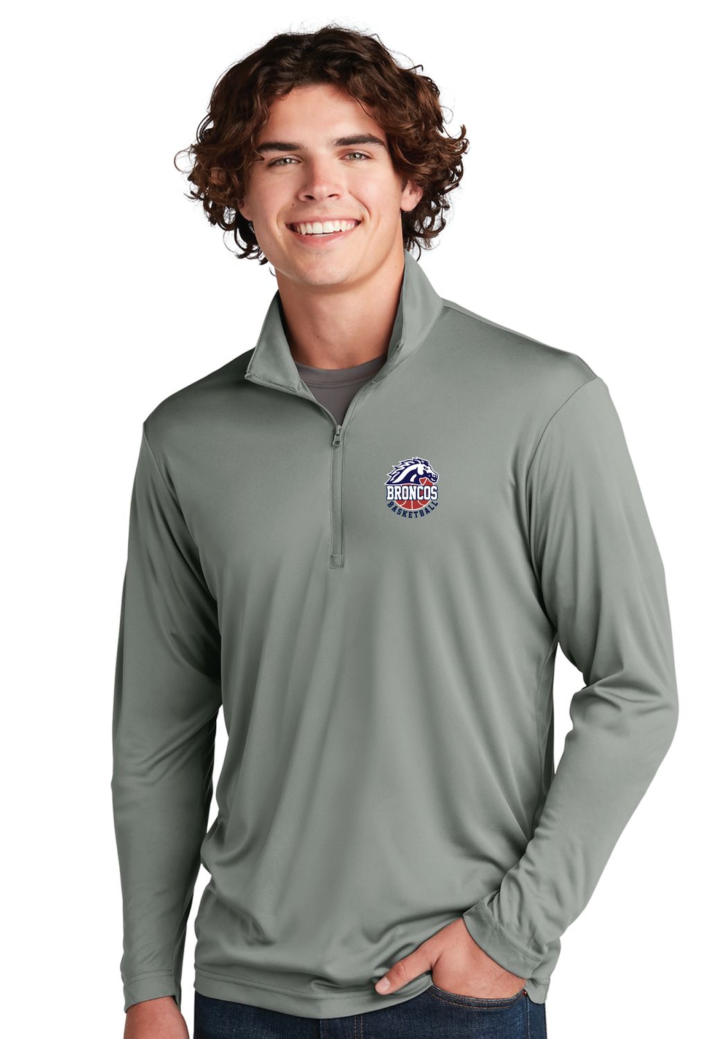 Boyd Basketball - Embroidered Men&#39;s 1/4-Zip Pullover