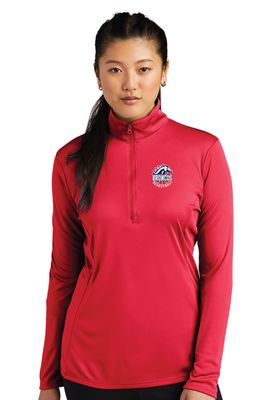 Boyd Basketball - Embroidered Ladies 1/4-Zip Pullover