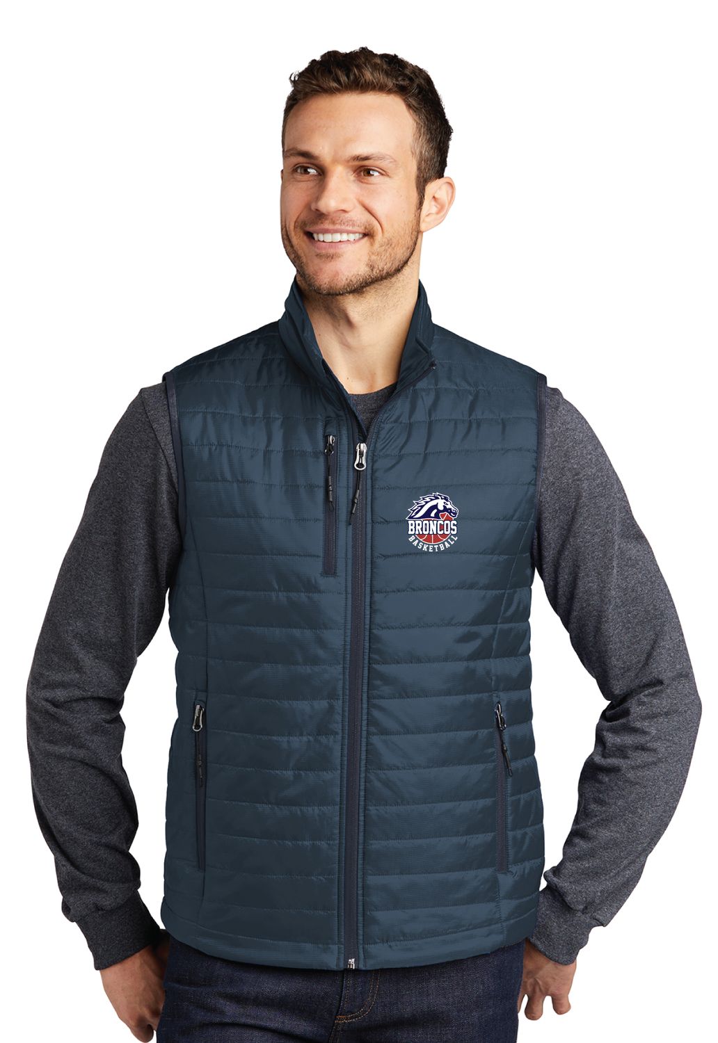 Boyd Basketball - Mens Packable Puffy Vest