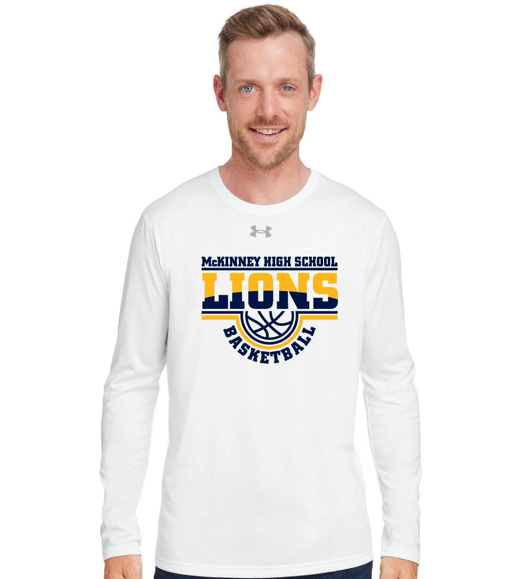 McKinney Basketball - 2-Tone - Under Armour Men&#39;s Team Tech Long Sleeve