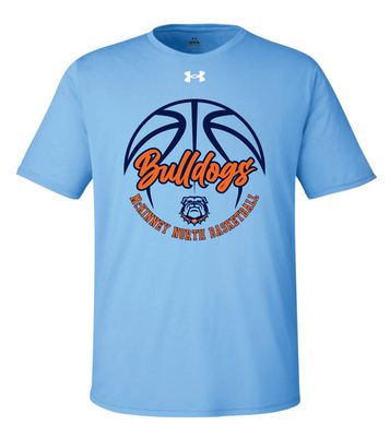 North Basketball - Cursive - Under Armour Men's Team Tech Short Sleeve
