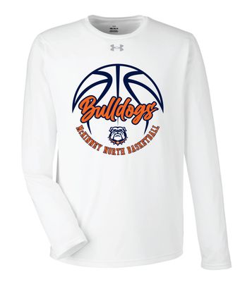 North Basketball - Cursive - Under Armour Men's Team Tech Long Sleeve