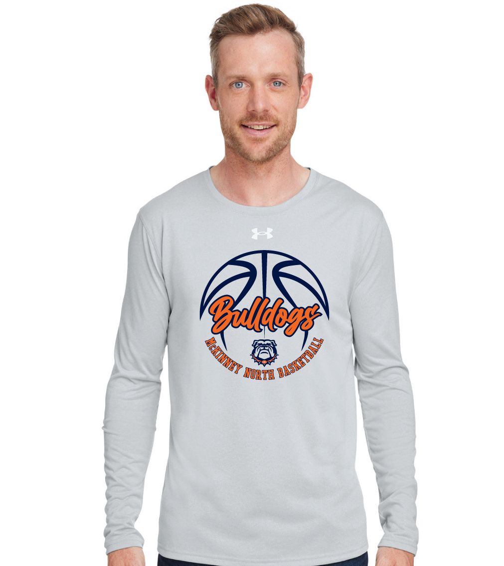 North Basketball - Cursive - Under Armour Men&#39;s Team Tech Long Sleeve