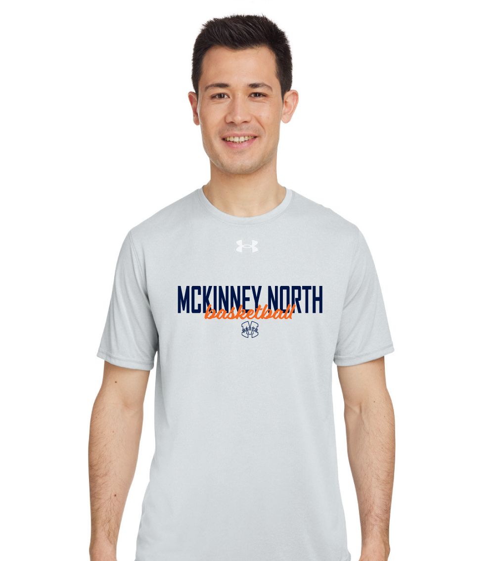 North Basketball - Simple Script - Under Armour Men&#39;s Team Tech Short Sleeve