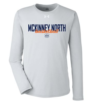 North Basketball - Simple Script - Under Armour Men's Team Tech Long Sleeve