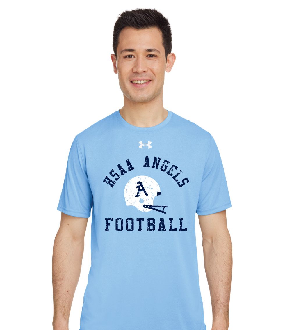 HSAA Football - Old School - Under Amour Men&#39;s Team Tech Short Sleeve