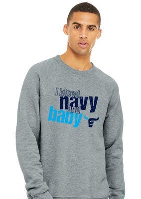 Emerson Softball - I Bleed - Bella+Canvas Crew Sweatshirt