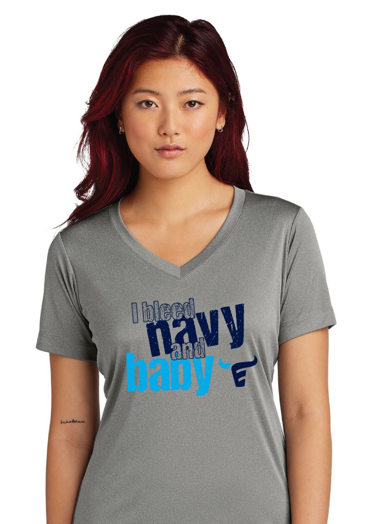 Emerson Softball - I Bleed - Dri-Fit V-Neck