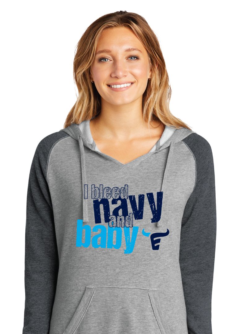 Emerson Softball - I Bleed -  Lightweight Raglan Hoodie