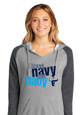 Emerson Softball - I Bleed -  Lightweight Raglan Hoodie