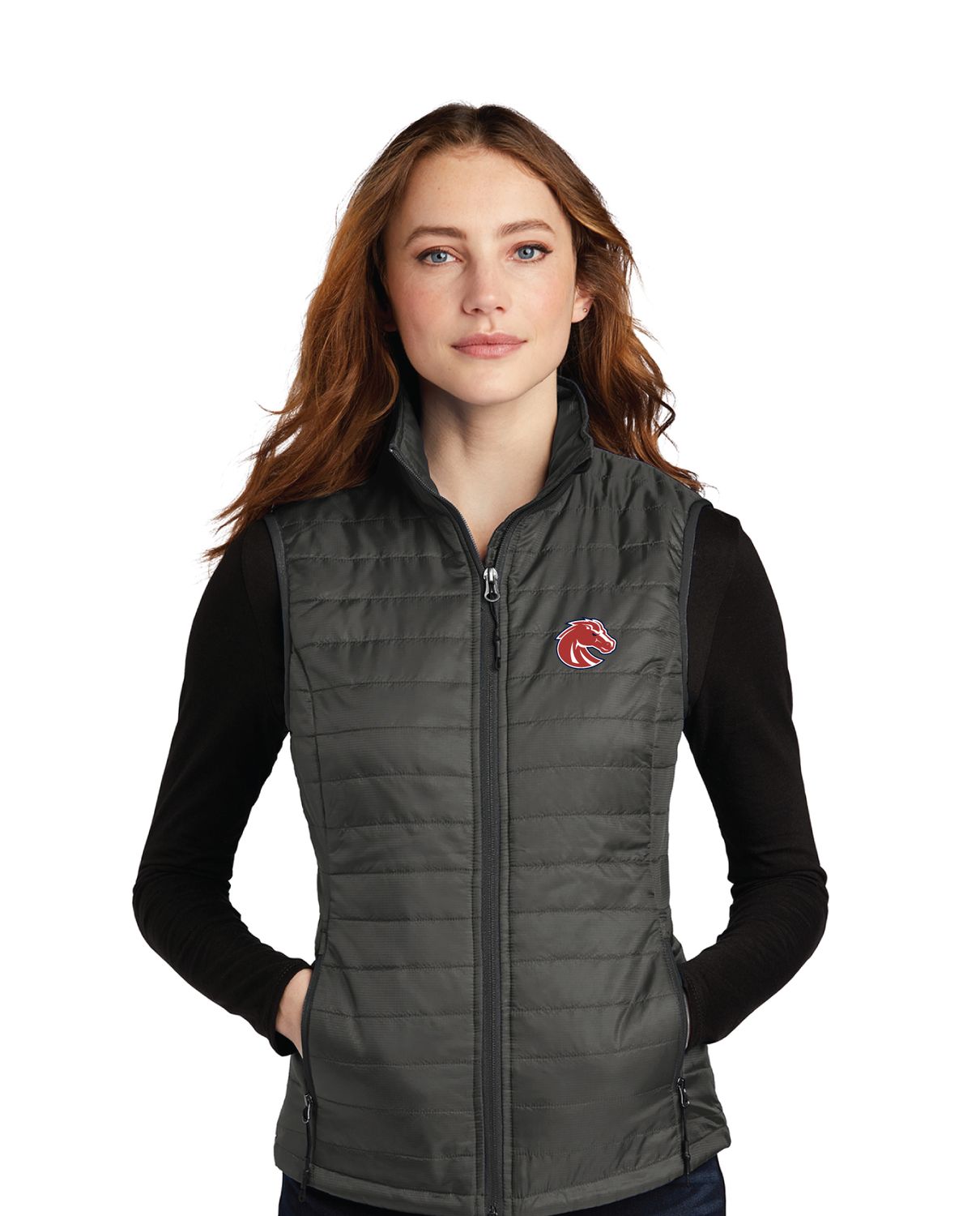 Boyd Girls Basketball - Ladies Packable Puffy Vest