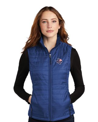 Allen Girls Soccer - Ladies Packable Puffy Vest