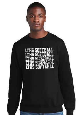 Lebanon Trail Softball - Repeat - Crew Sweatshirt