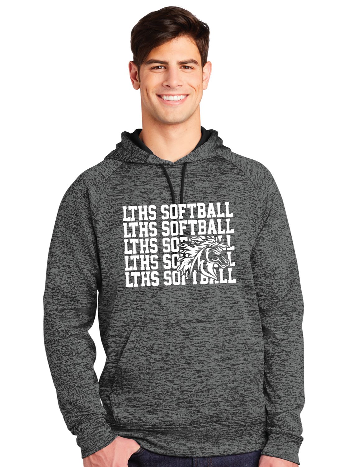 Lebanon Trail Softball - Repeat - Electric Dri-Fit Hoodie