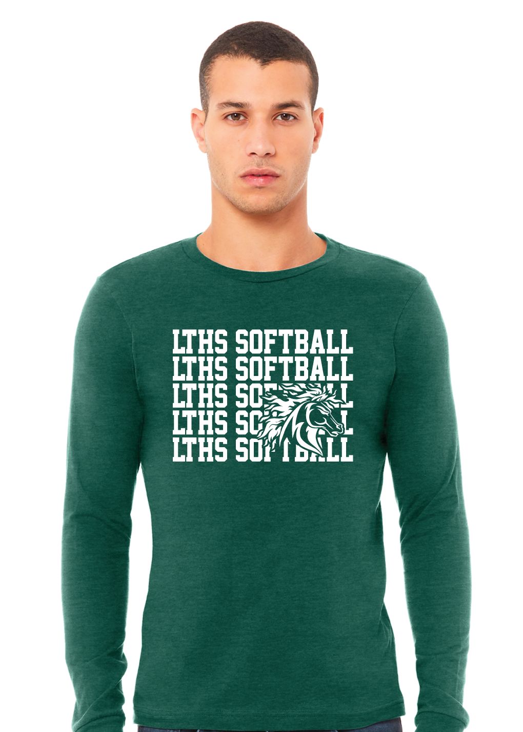Lebanon Trail Softball - Repeat - Bella+Canvas Long Sleeve