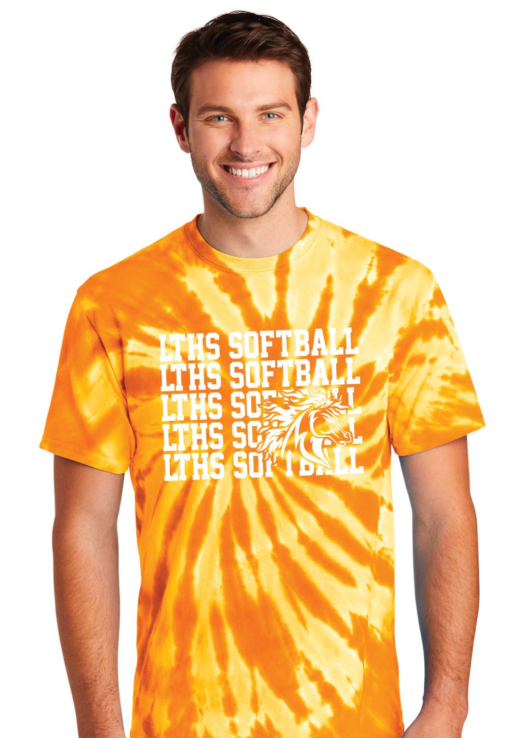 Lebanon Trail Softball - Repeat - Tie Dye Short Sleeve