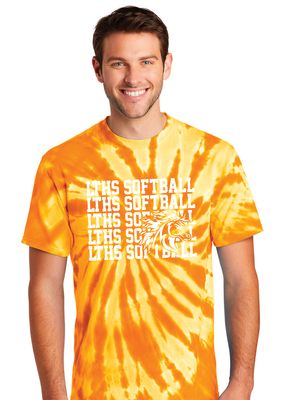 Lebanon Trail Softball - Repeat - Tie Dye Short Sleeve