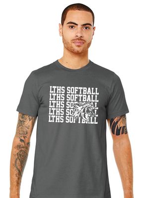 Lebanon Trail Softball - Repeat - Bella+Canvas Short Sleeve